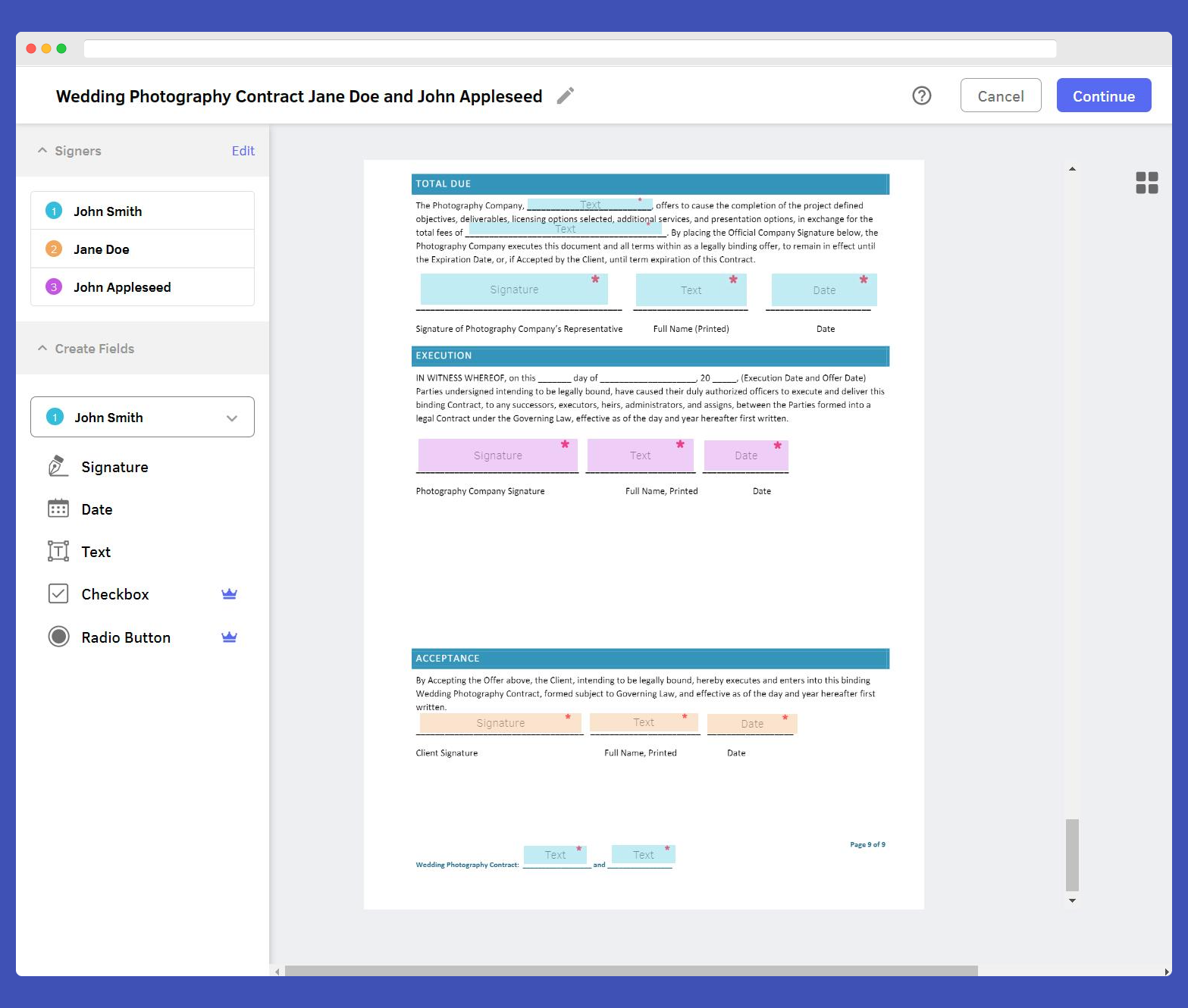 Add and edit your electronic signatures with DottedSign