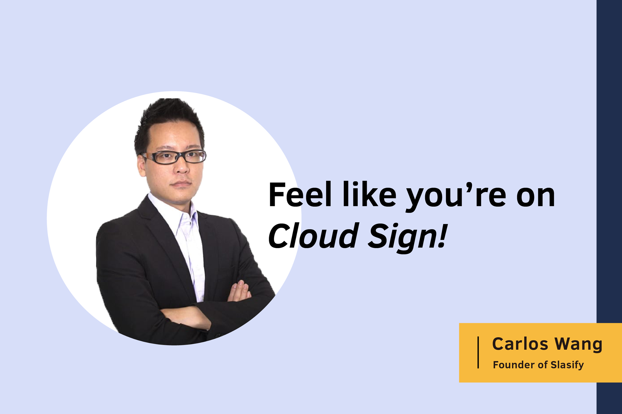 Slasify uses DottedSign to accelerate the signing workflow.