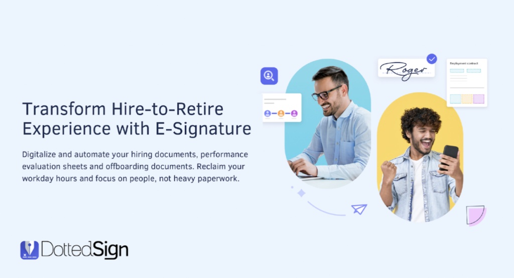 Transform Hire-to-retire experience with E-signature
