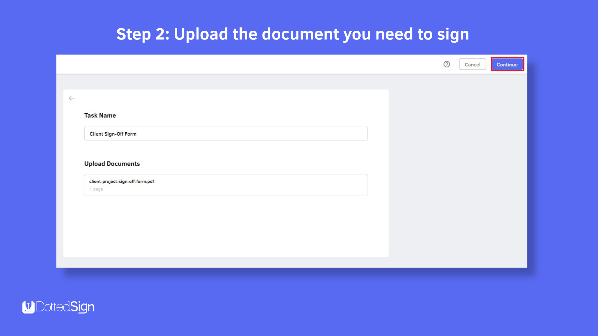 How to Upload a Signature | DottedSign