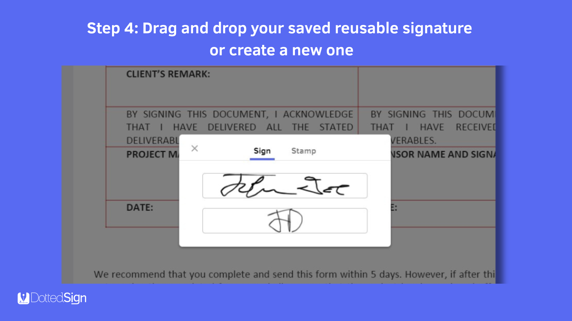 How to Upload a Signature | DottedSign