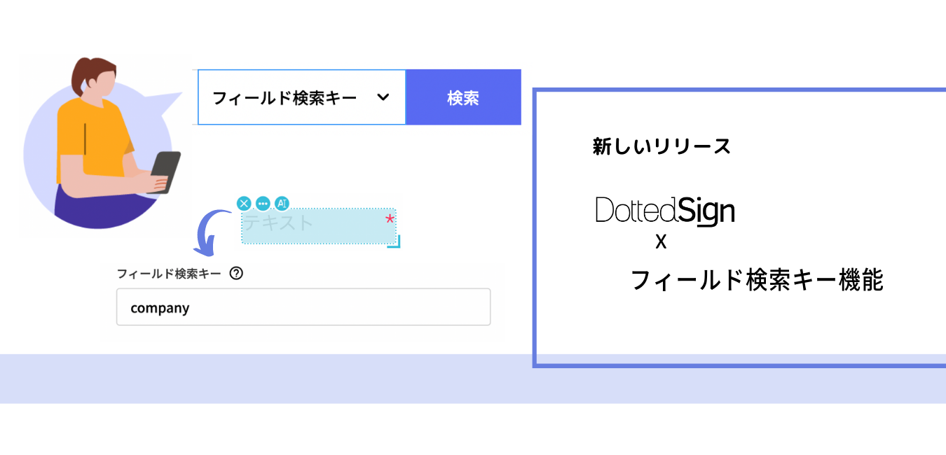フィールド検索キー