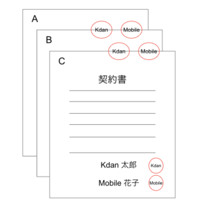 【割印とは?】必要性と正しい押し方を図解で紹介!契約書でどう使う?