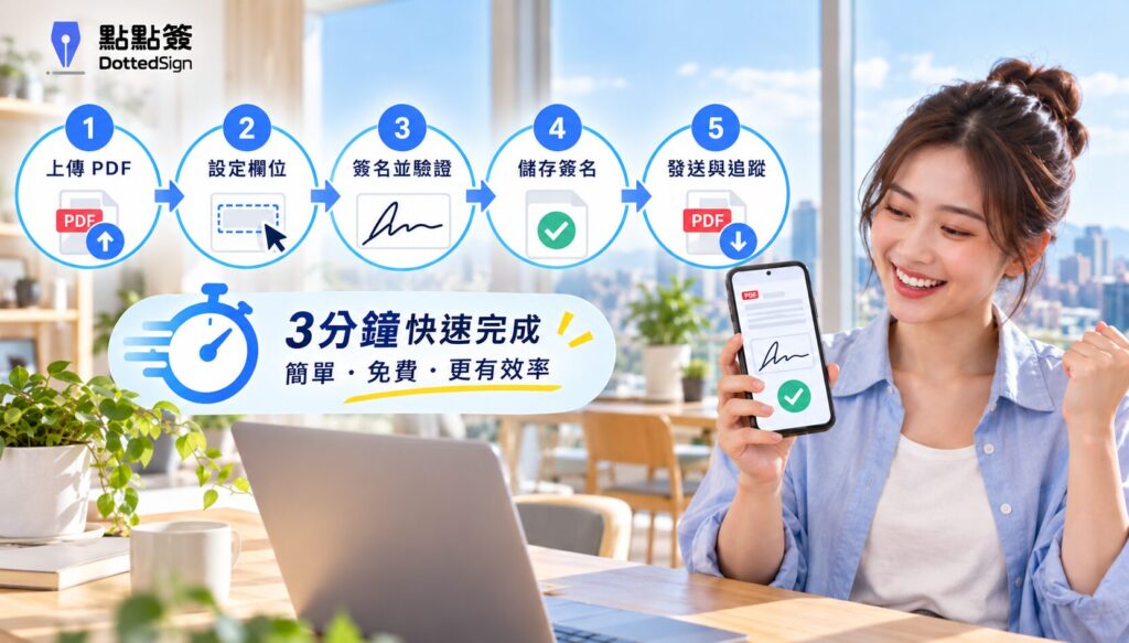用手機快速完成pdf線上簽名